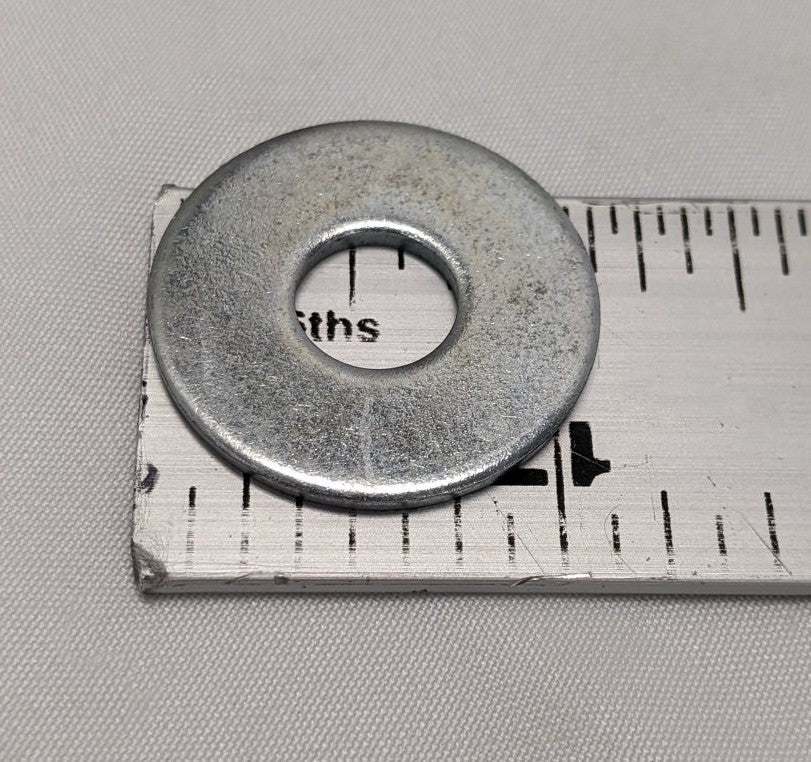 *Lot of 100* New 3/8" x 1-1/8" x  1/16" Zinc Plated Steel Washers