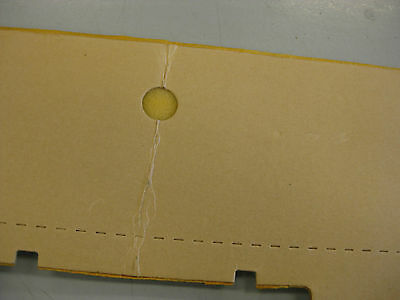 Damaged Freightliner RH Raised Roof Upholstery Panel - P/N  A18-42237-403 (3939759784022)