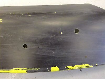 Freightliner Left Hand Bumper Air Dam End w/ Holes & Paint - P/N  21-26564-008 (3939552657494)