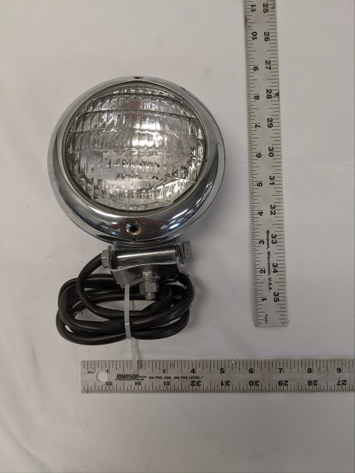 Grote Vintage-Style Chrome Utility Light w/ Screws -P/N 6412