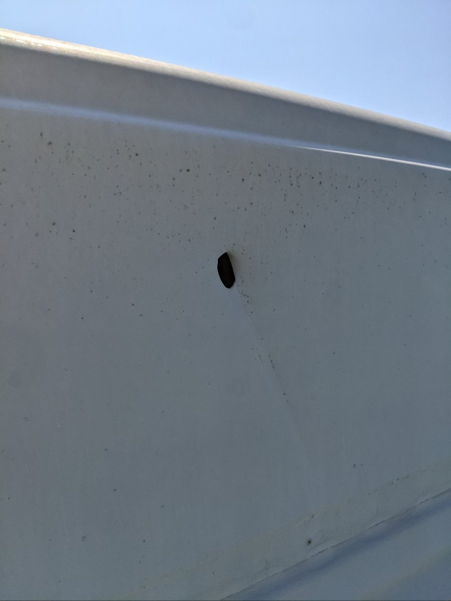 Damaged Freightliner M2 Extended Cab Shell