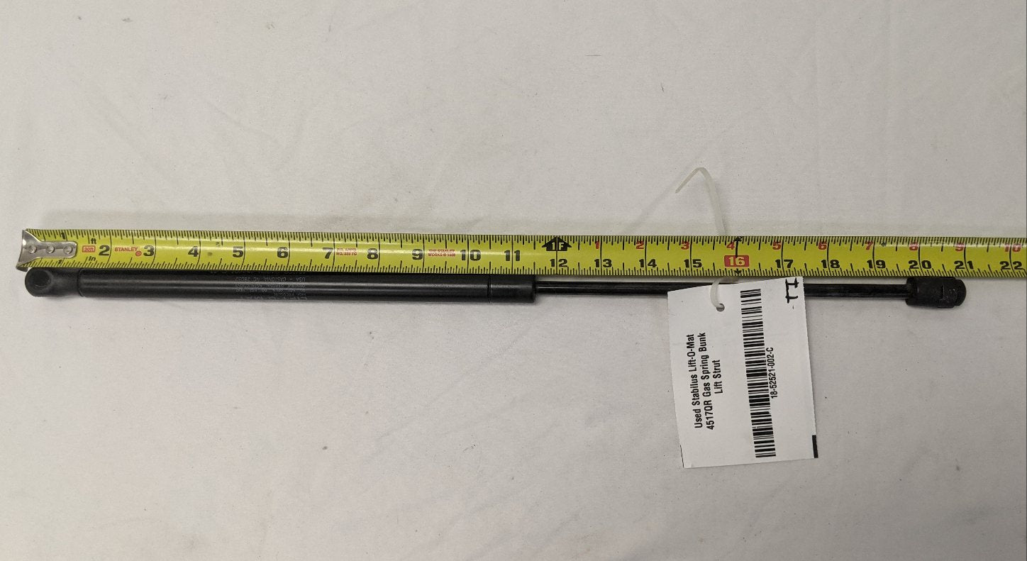 Used Stabilus Lift-O-Mat 29-7/8" Bunk Hood Gas Strut | 515265