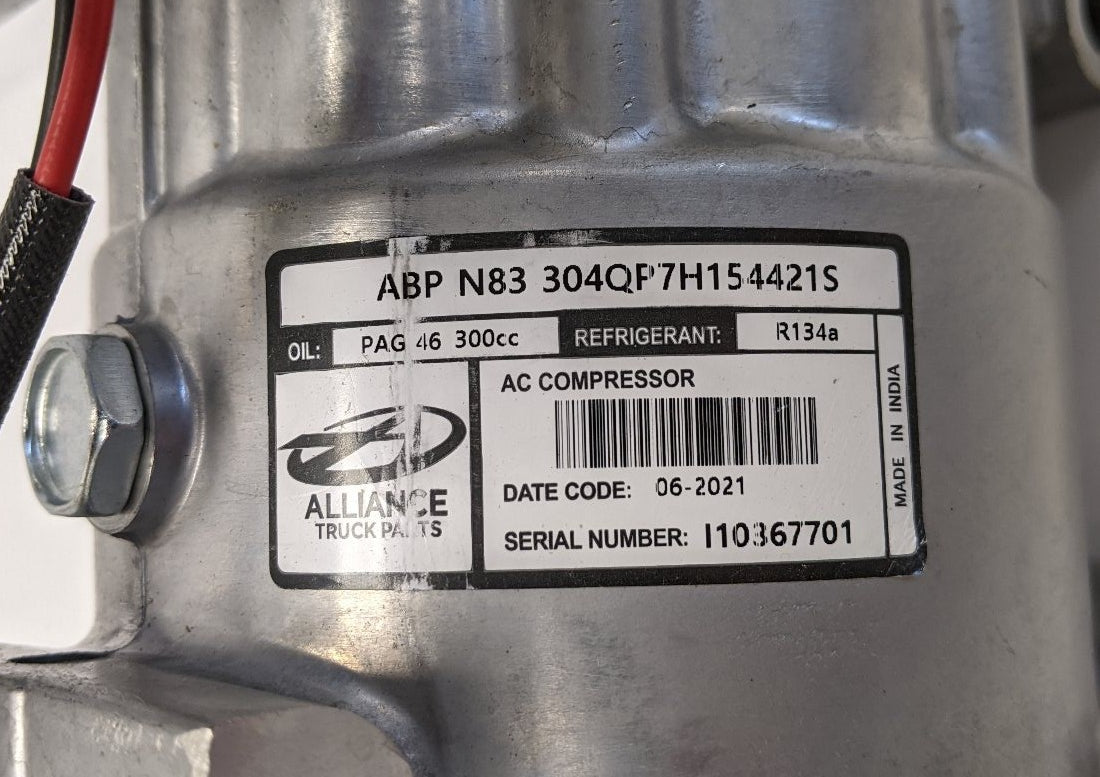 その他 SPAUN SUS 5581/33 NF Alliance Parts SD7H15 A/C Compressor ABP N83 304QP7H154421S