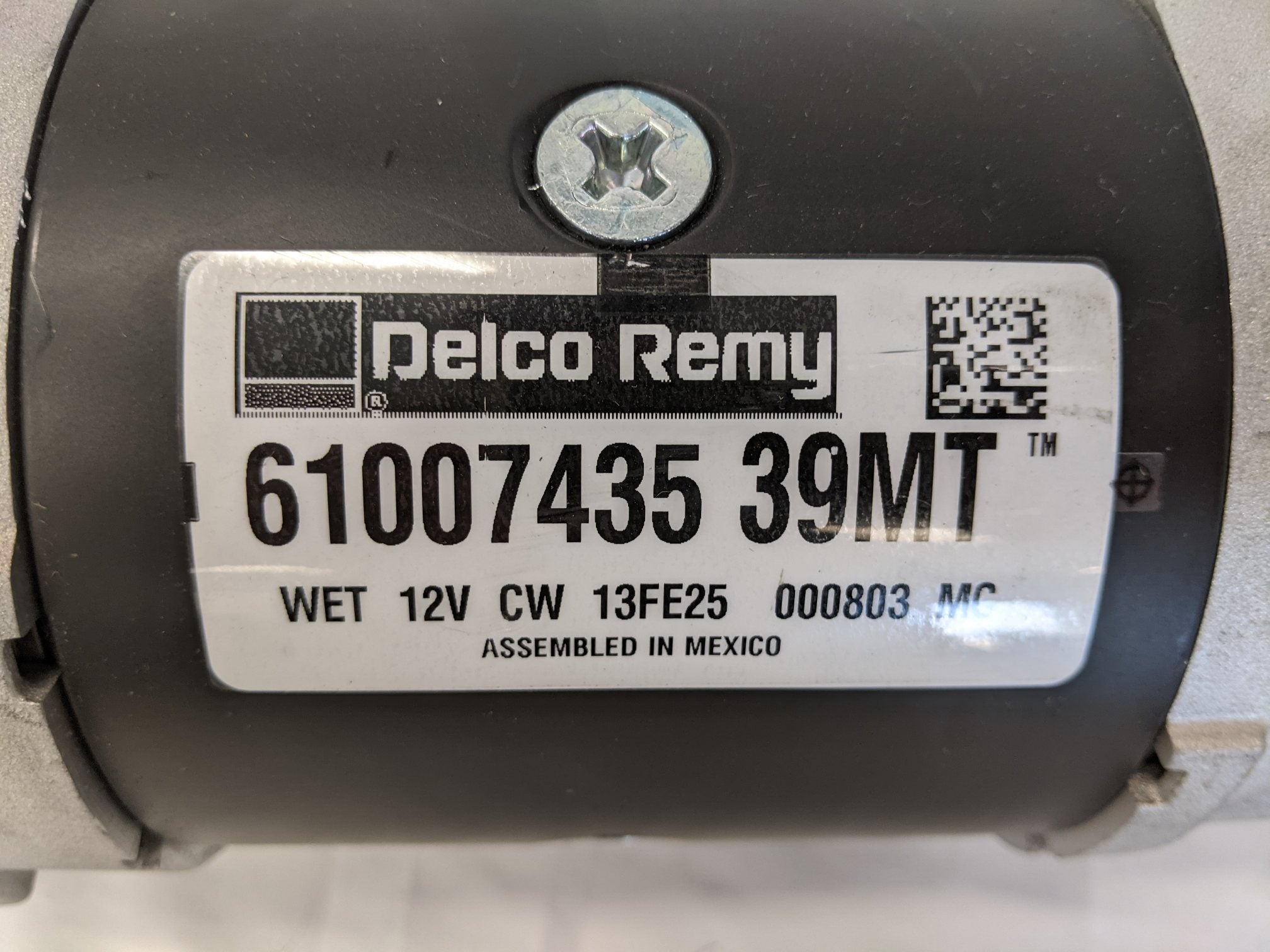 *Broken* Delco Remy 39MT Over Crank Protection Starter Motor-P/N DR 61007435 (10162177048892)