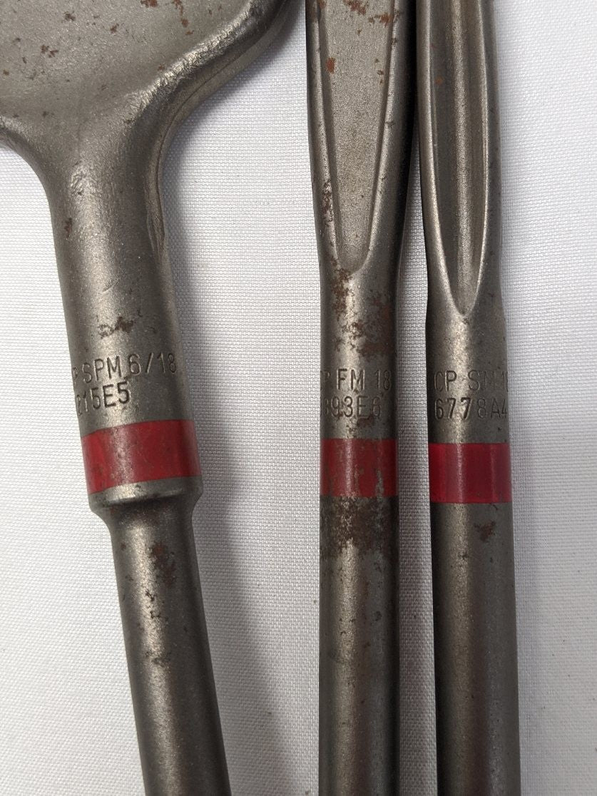 Hilti SDS+ Chisel Set (3pc) - 282298, 282300, 282302