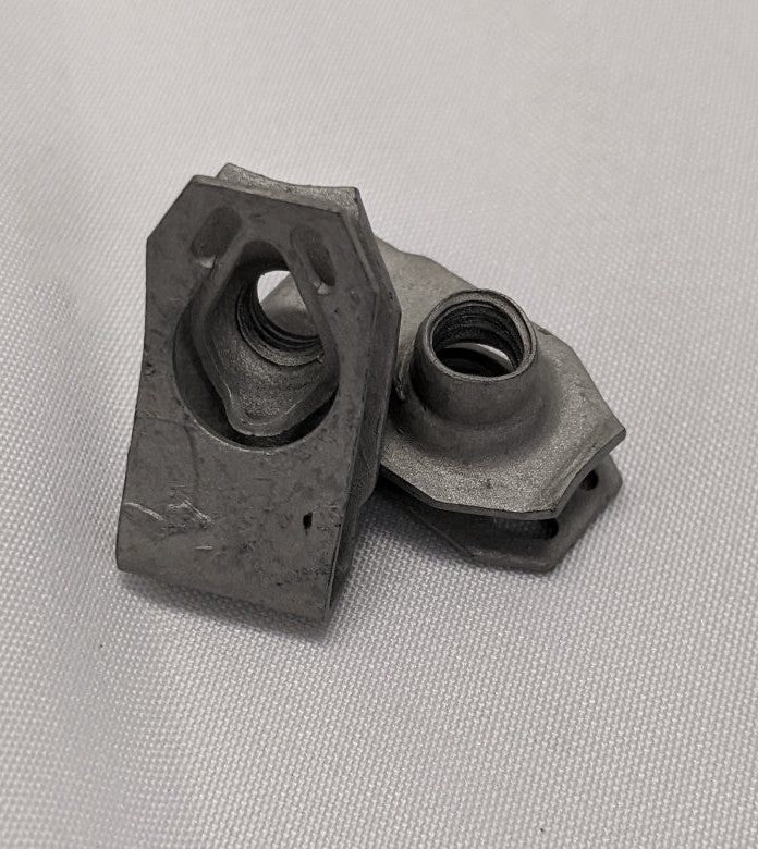 100 M6X1 Galvanized Steel U-Clip Speed Nuts