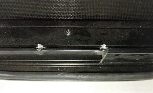 Damaged Freightliner Side Sleeper Window w/ Retainer - P/N  A18-63653-000 (8758120317244)