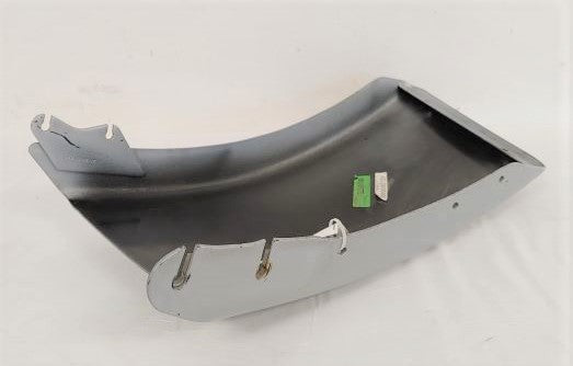 Used Freightliner M2 RH Painted Silver Steel Bumper End - P/N  A21-26500-038 (6725454659670)