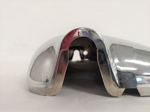Damaged Freightliner Chrome  Mirror Cover w/ Light & Antenna Hole - P/N 31094 (8754501976380)