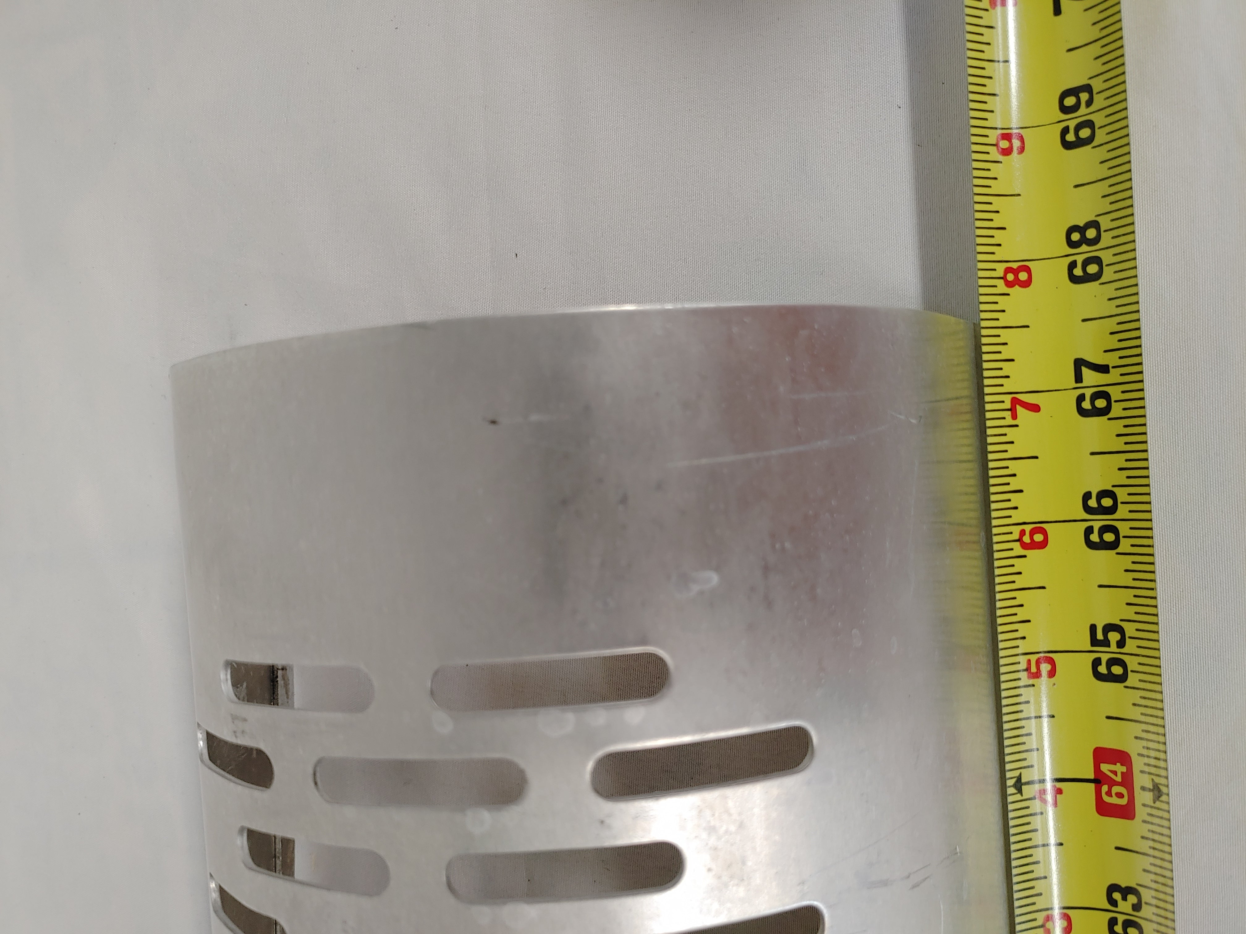 Damaged FTL Aluminum 5" Heating Ventilation Shield - P/N  04-24695-003 (6791949779030)