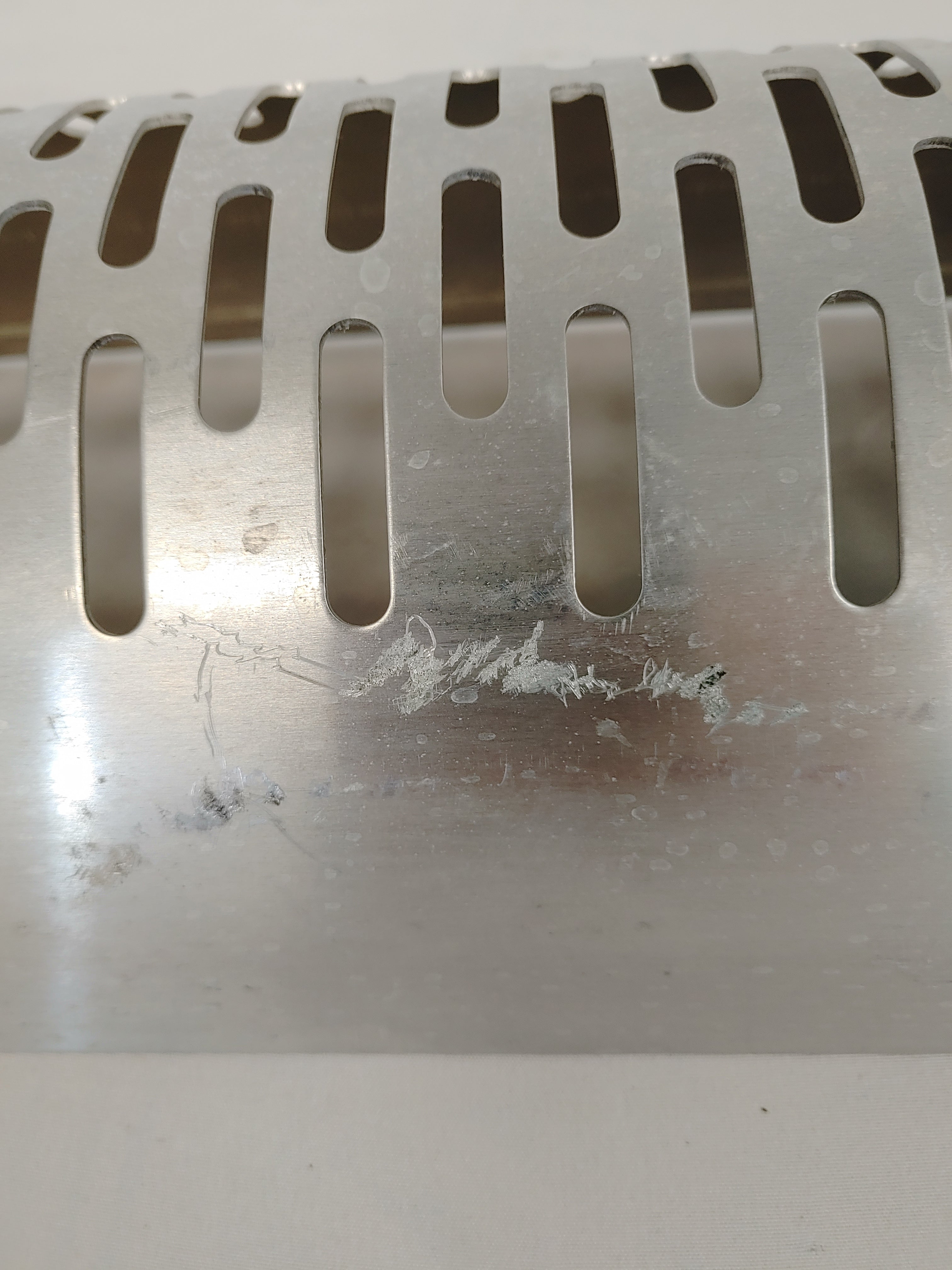 Damaged FTL Aluminum 5" Heating Ventilation Shield - P/N  04-24695-003 (6791949779030)
