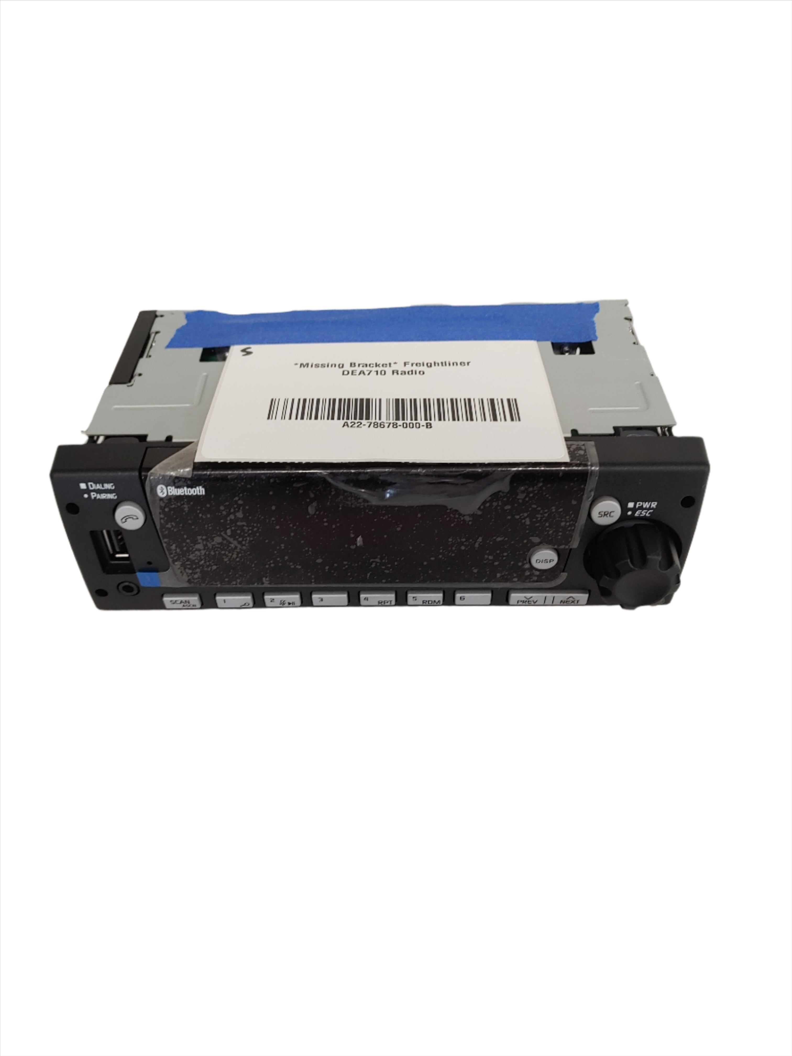 *Missing Bracket* Freightliner DEA710 Radio - P/N  A22-78678-000 (8755974308156)