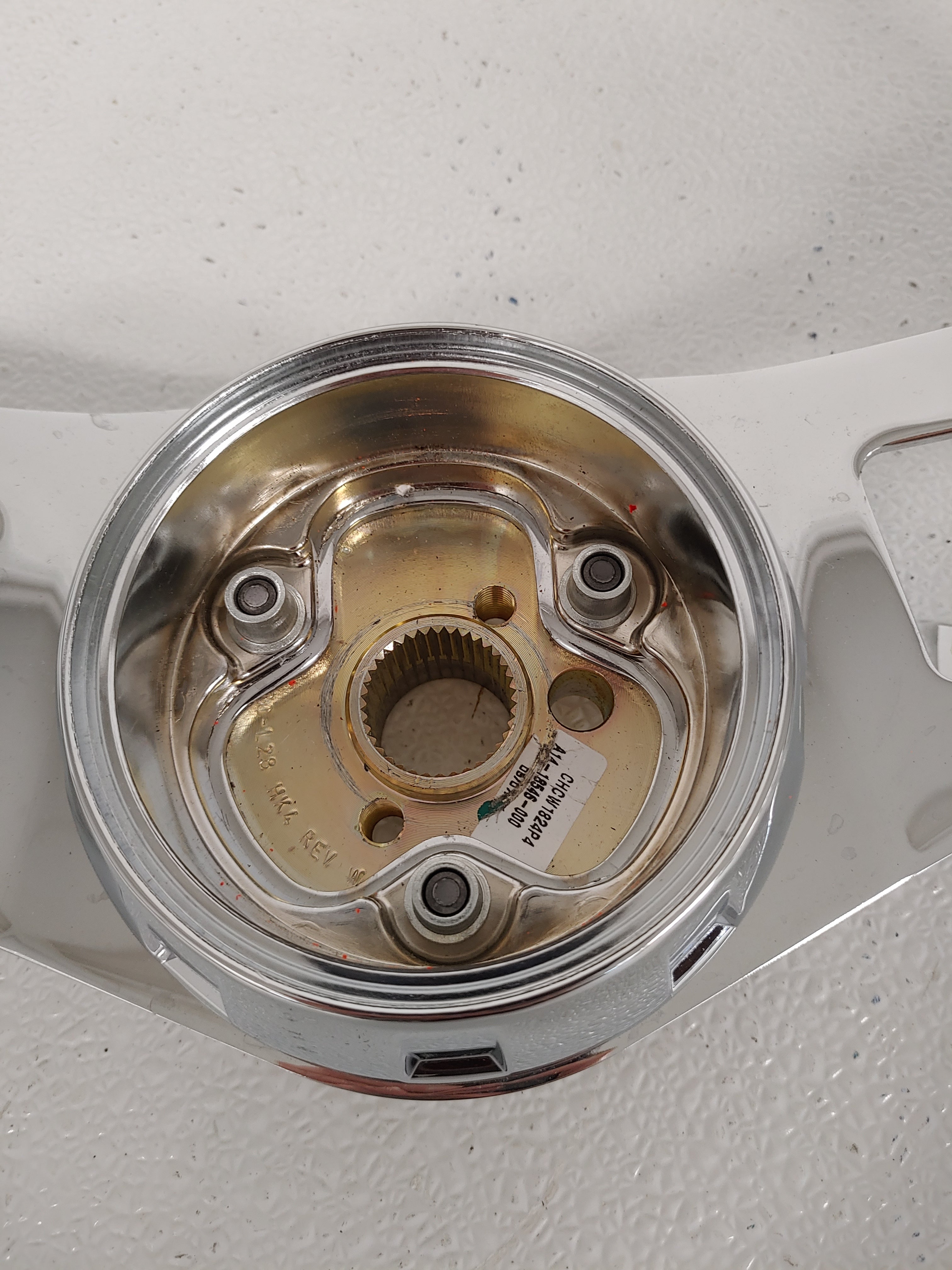 Western Star Woodgrain & Leather Steering Wheel P/N A14-18546-000