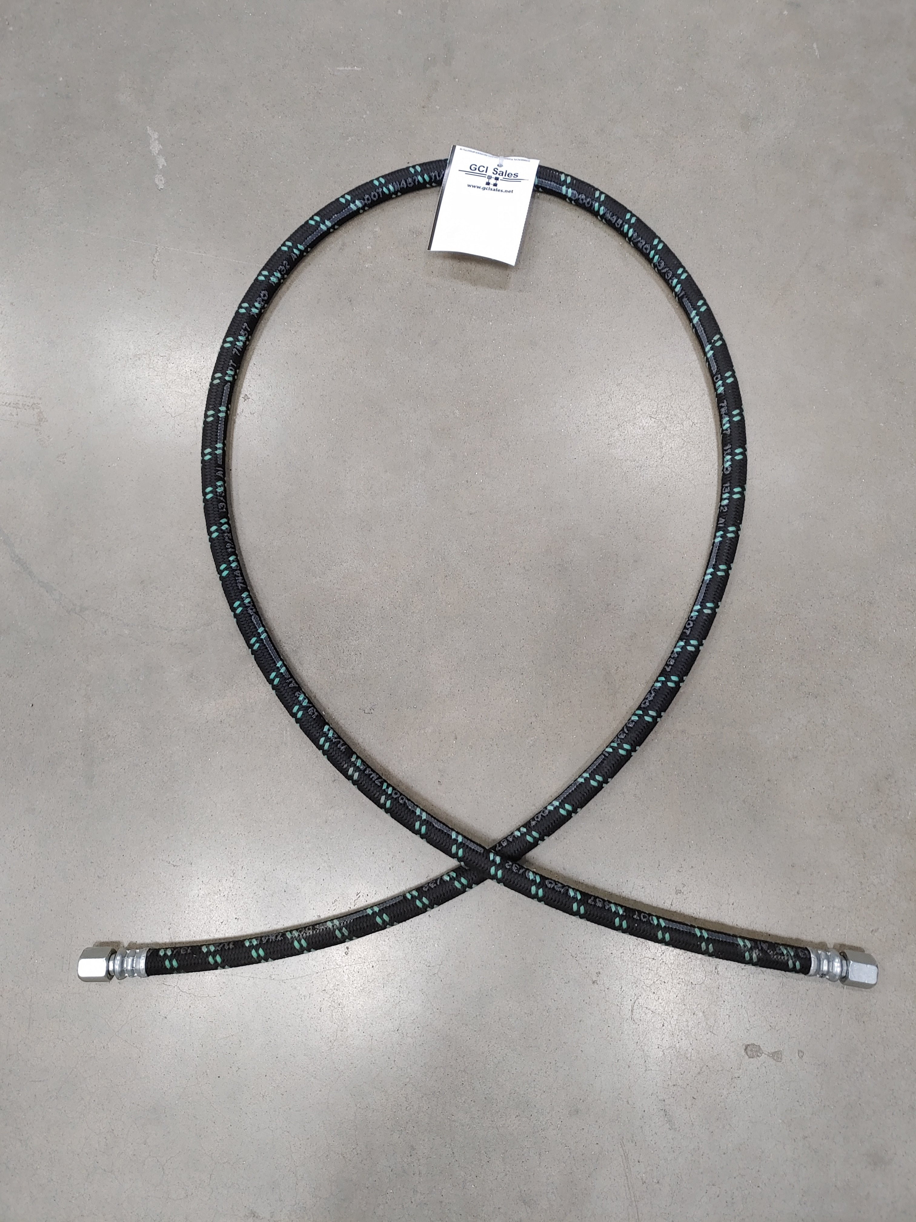 Parker 84" # 213-8 Transportation Hose w/ Swivel Fittings (9580203573564)