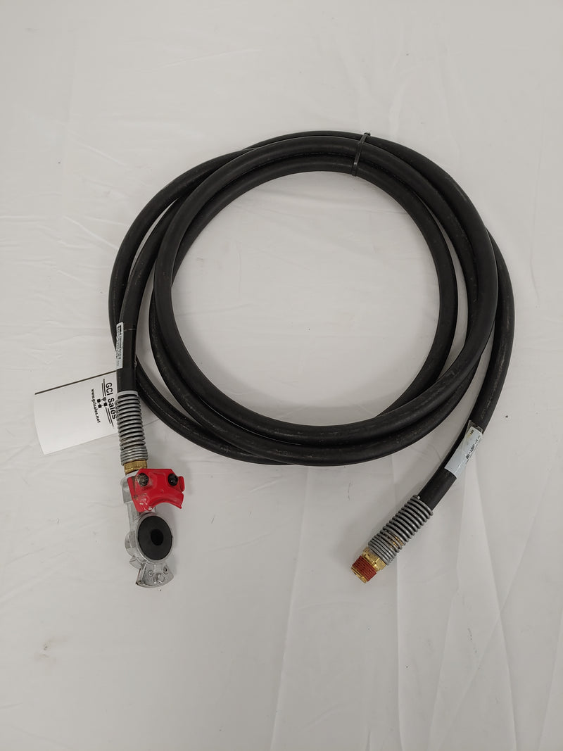 Used Parker 180" Hose W/ Red Gladhand - P/N  12-20821-180 (8336771023164)