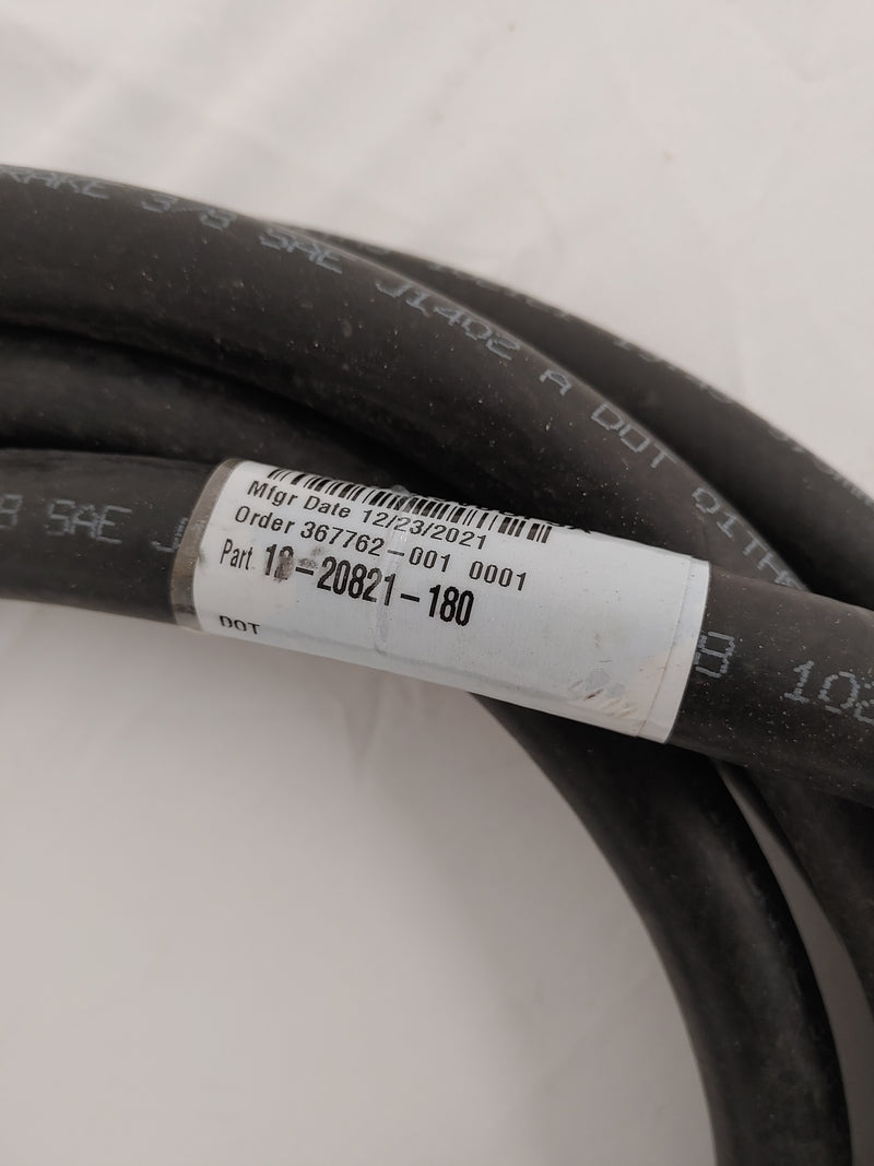 Used Parker 180" Hose w/ Blue Gladhand - P/N  12-20821-180 (8336769941820)