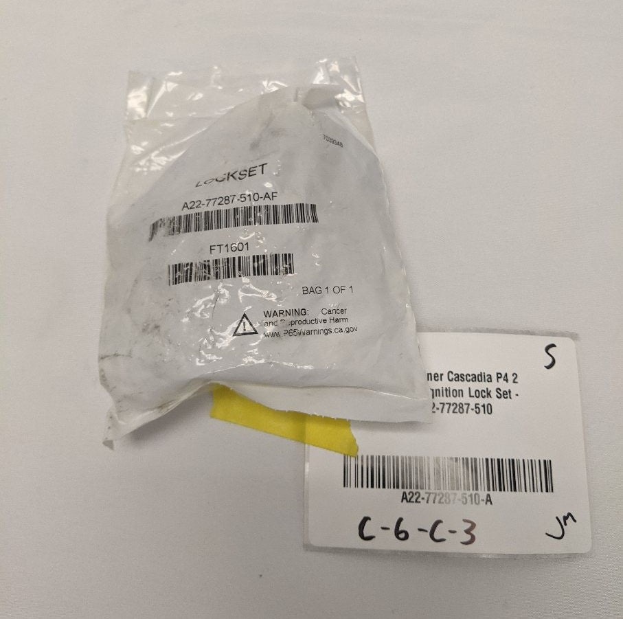 Freightliner Cascadia P4 Door & Ignition Lock Set | A22-77287-510