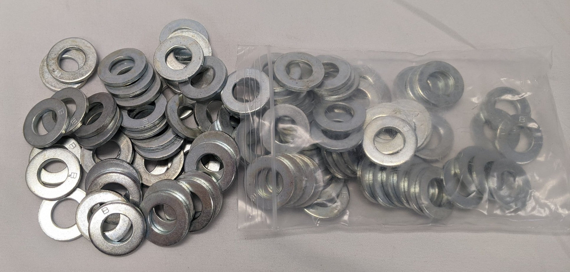 *Lot of 100* New 1/2" x 1" x 1/16" Zinc Plated Steel B Washers