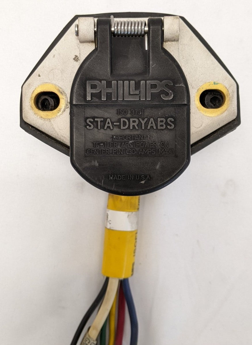 Phillips STA-DRY 7-Way ABS Socket Harness A06-57009-000 Used