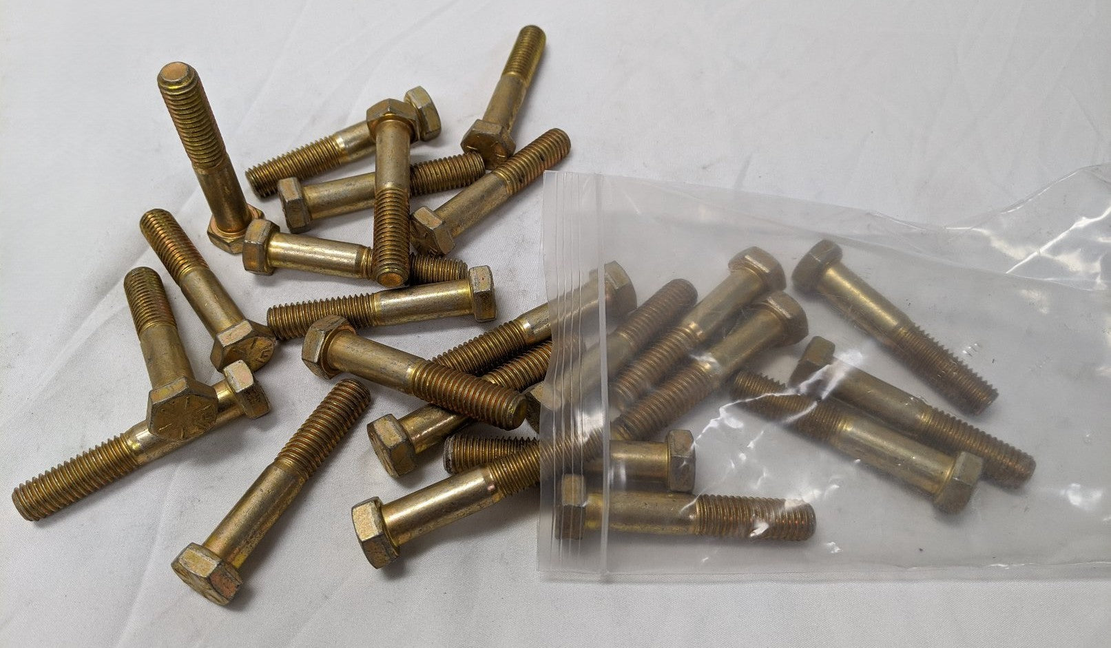 *Lot of 25* New 1/2"-13 x 2 3/4" Partly Threaded Coarse Grade 8 Steel Hex Bolts