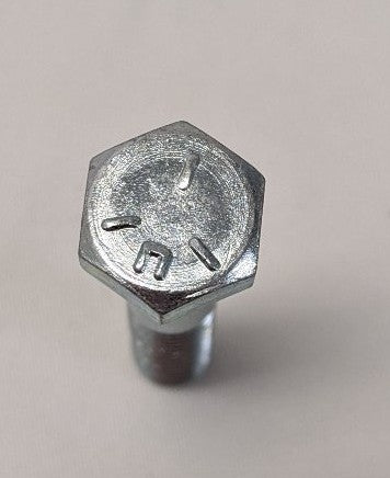 5/16"-18 x 1 3/4" Grade 5 Hex Bolts - Zinc Plated, Partly Threaded, Lot of 100