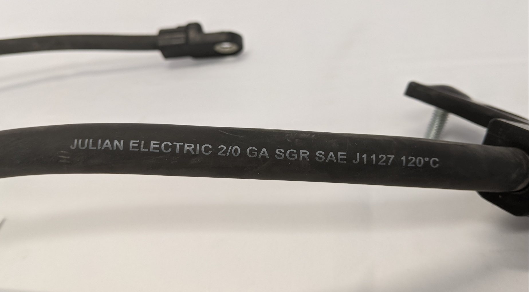 Julian Electric Molded 4 Battery Negative In-Rail Jumper Cable -P/N 66-04095-000