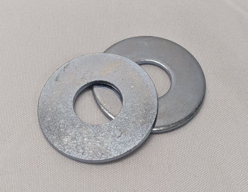 *Lot of 100* New 1/2" x 1-1/4" x 1/16" Zinc Plated Steel Washers