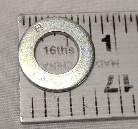 *Lot of 200* New 3/8" x 1" x  1/16" Zinc Plated Steel Washers