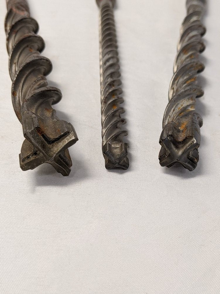 Hilti SDS Max Drill Bit Set - 3pc - 1" 3/4" 1/2" Quad Head