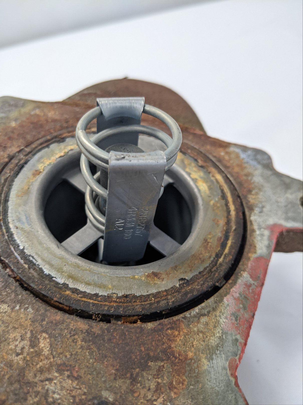 Used Cummins Water Thermostat Housing Assembly -P/N 2862067