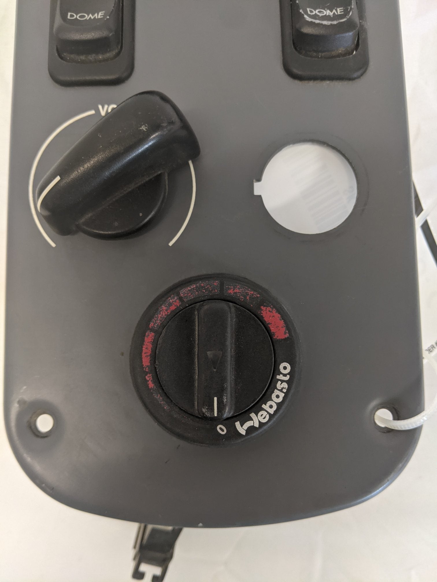 Used Freightliner Columbia Sleeper Control Panel -  P/N 22-46623-044