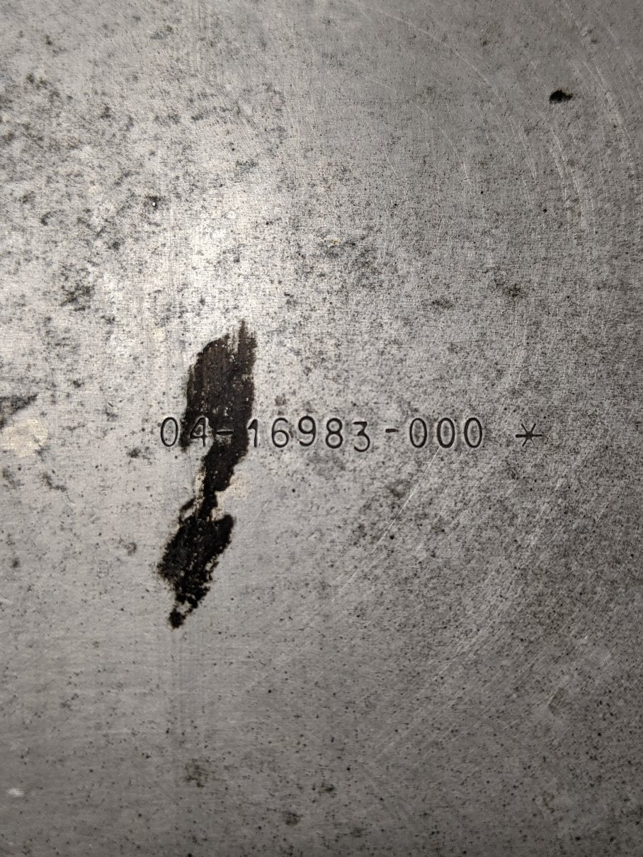 Used Freightliner Heater Plumbing Exhaust Shield Bracket - P/N 04-16983-000