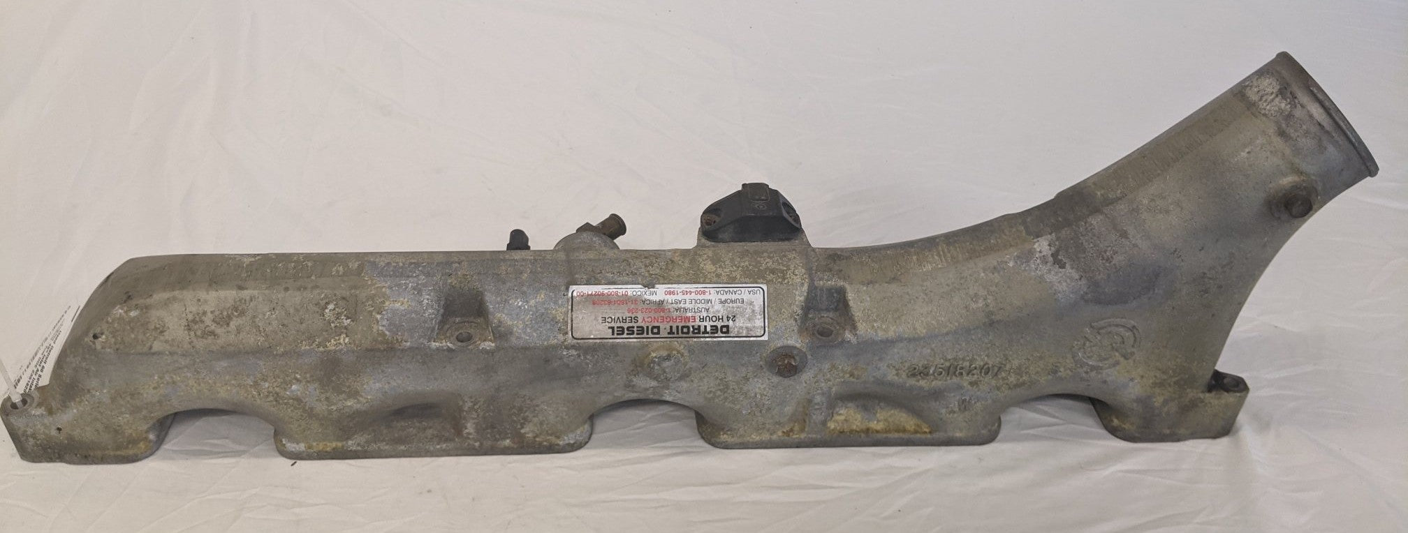 Used Detroit 60 Series Engine 45° Inlet Air Intake Manifold - P/N DDE 23518207