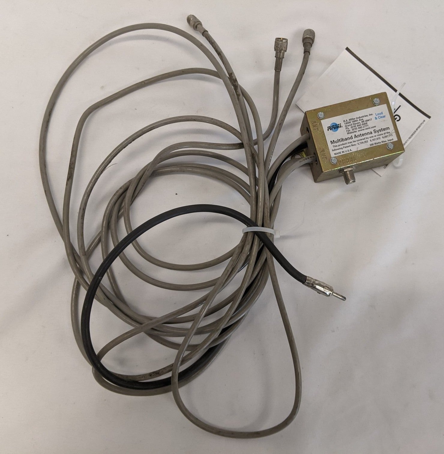 Used Rami CB Radio Multiband Antenna System - P/N 06-32594-000 (10175160320316)