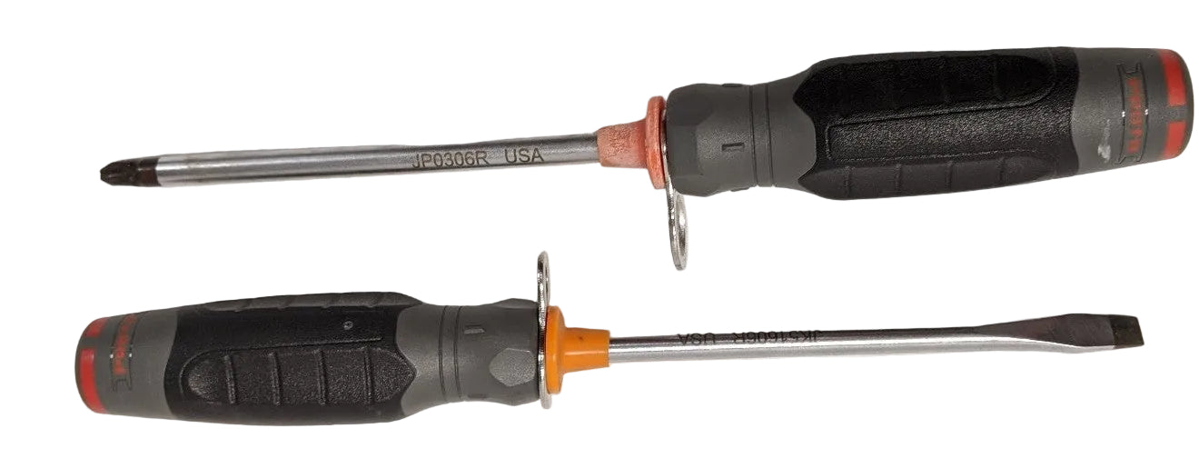 Proto 6" Screwdriver Set Flathead and Philips (used) - Tether 2-Pack