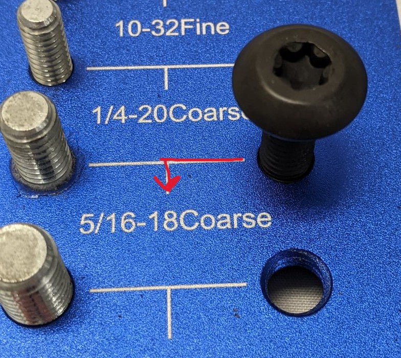 5/16"-18 x 1" Coarse Black Oxide Button Head Bolts | Lot/30