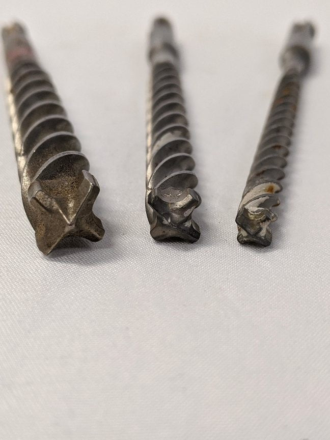 Hilti TE-CX SDS Plus Masonry Drill Bit - Lot 9pc - 1/4-1/2"