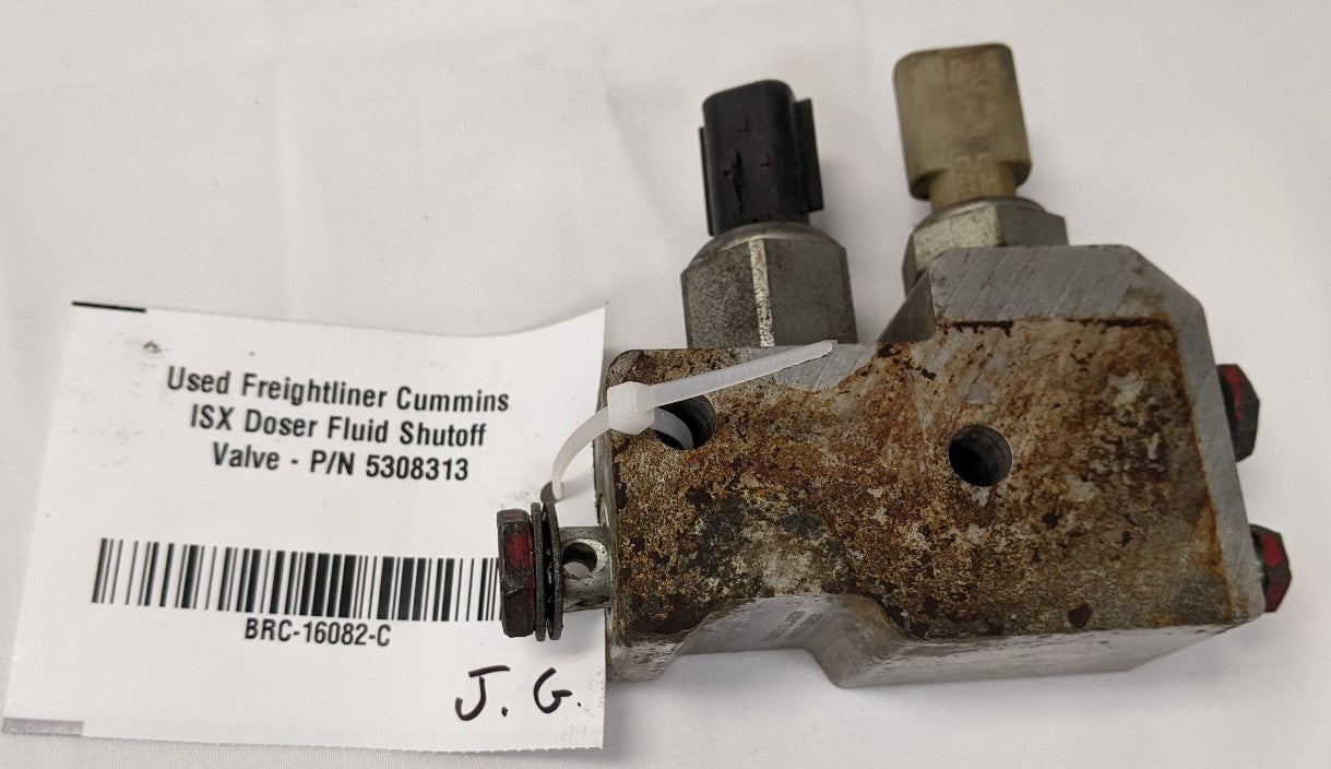Used Cummins ISX 15L Doser Fluid Shutoff Valve | P/N 5308313
