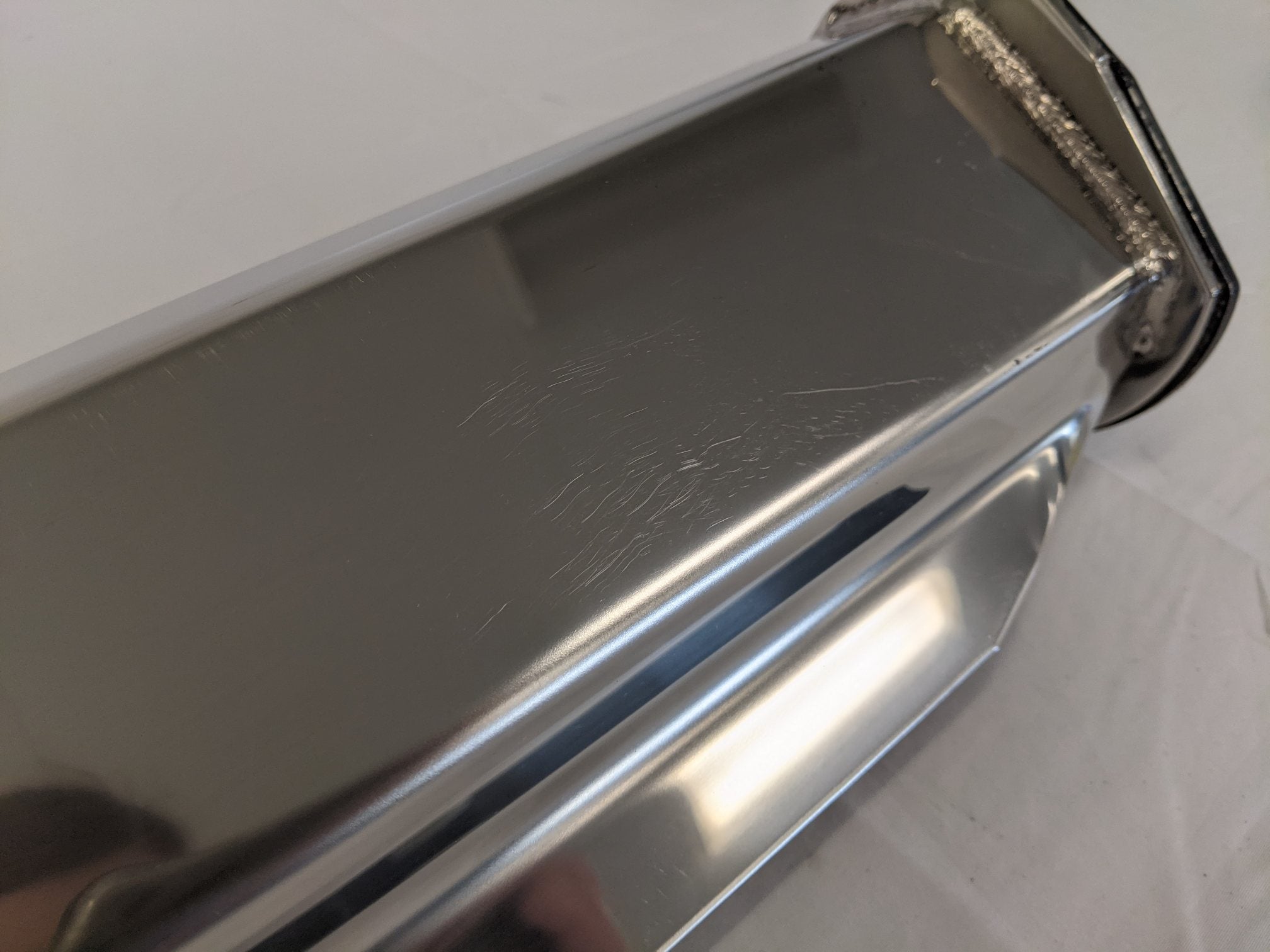 Freightliner Long Rear Straight Stainless Steel (Chrome) Mud Flap Hanger Bracket (10126774862140)