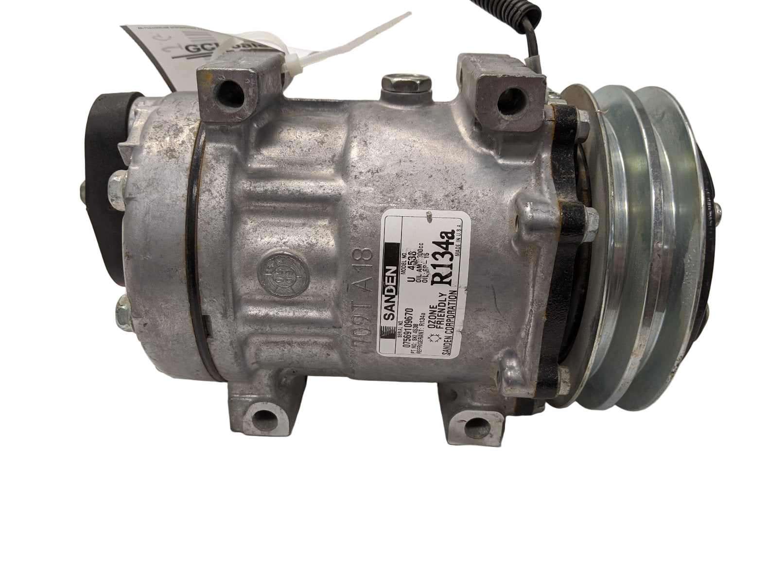 Sanden Heavy Duty Air Conditioning Compressor - P/N SKI 4538