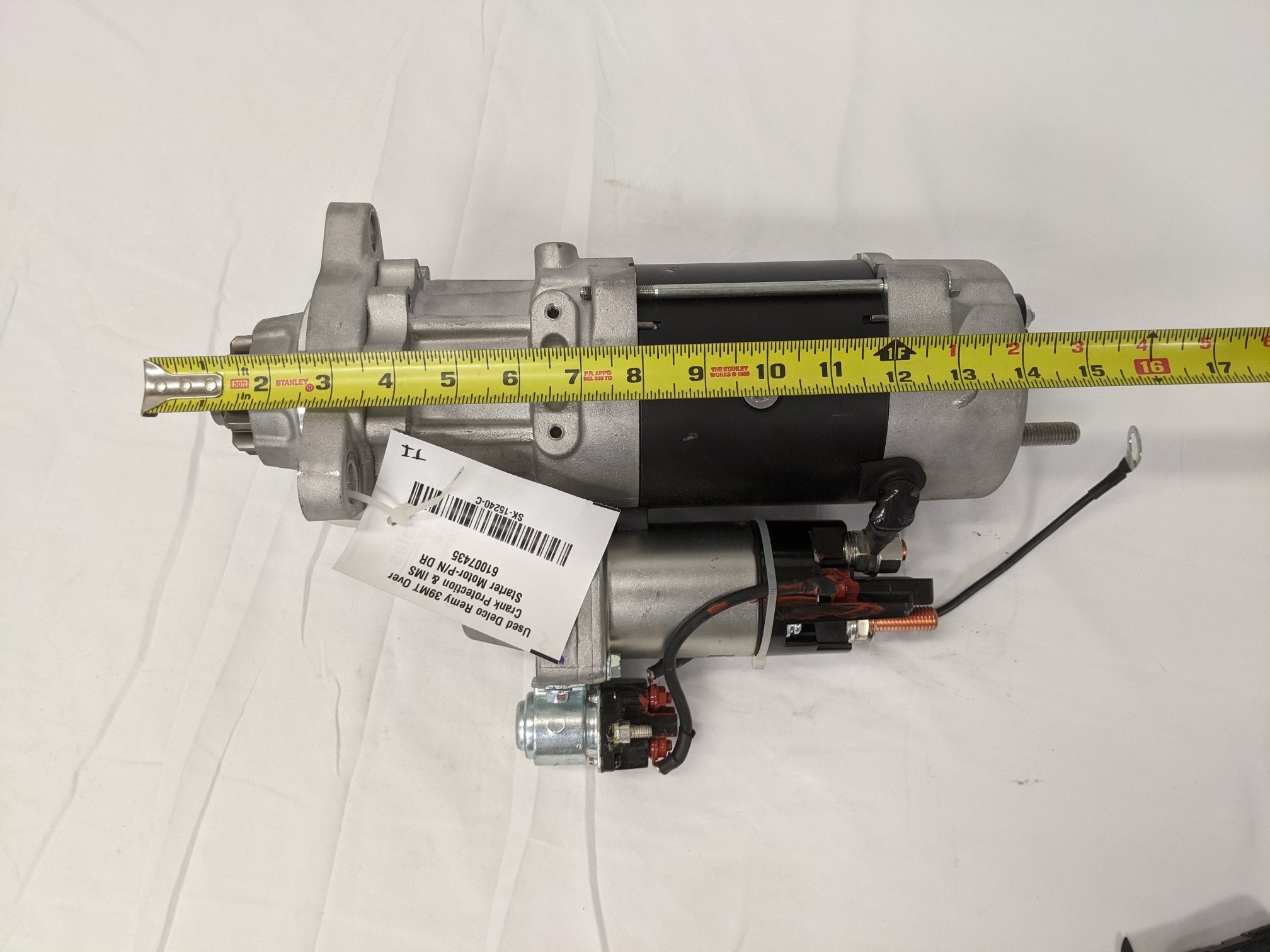 Used Delco Remy 39MT Over Crank Protection & IMS Starter Motor-P/N DR 61007435 (10157378634044)
