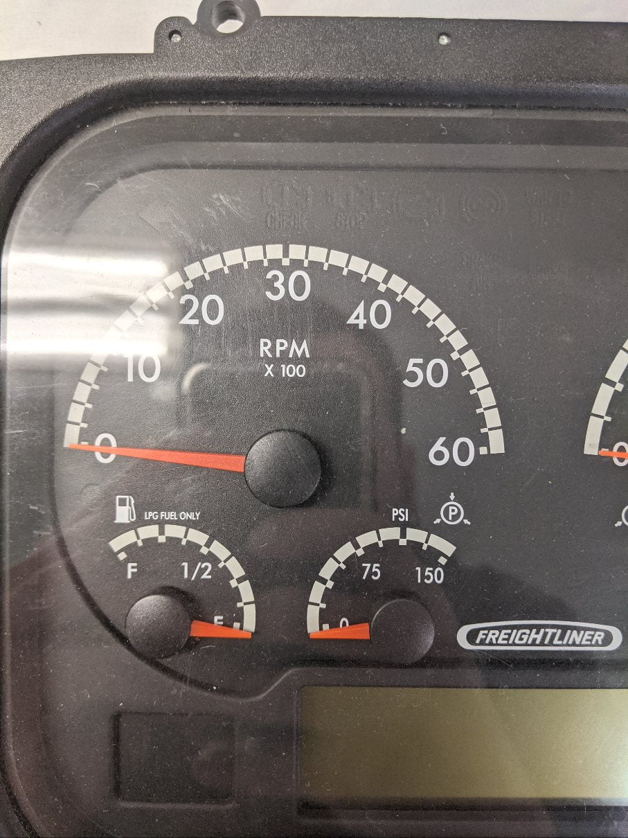 Freightliner 6-Gauge Instrument Cluster Panel - P/N  A22-71580-000