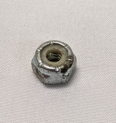 #10-24 Nylon Lock Nuts Coarse Steel Zinc Lot of 150