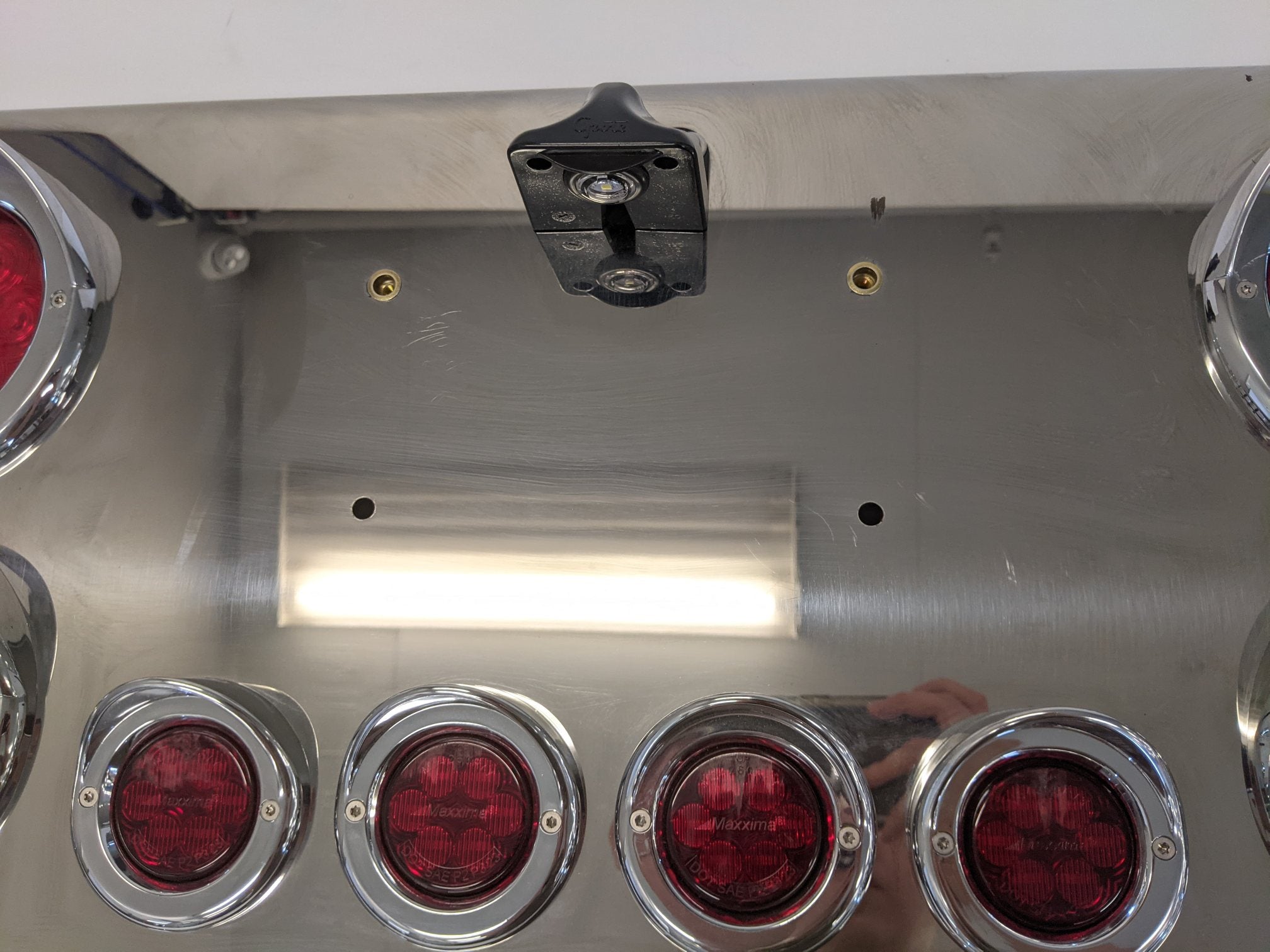 Freightliner Polished Tail Lamp Bracket W/Lights - P/N  A66-15697-002 (10144987545916)