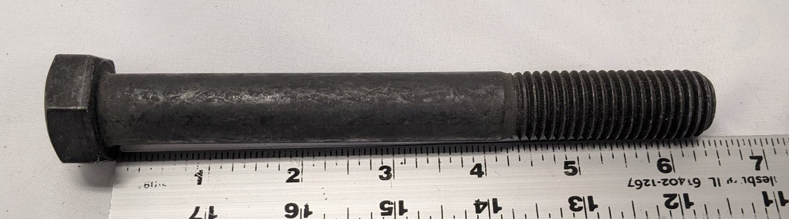 3/4"-10 x 6-3/8" Coarse Grade 8 Black Oxide Hex Bolts | Lot/5