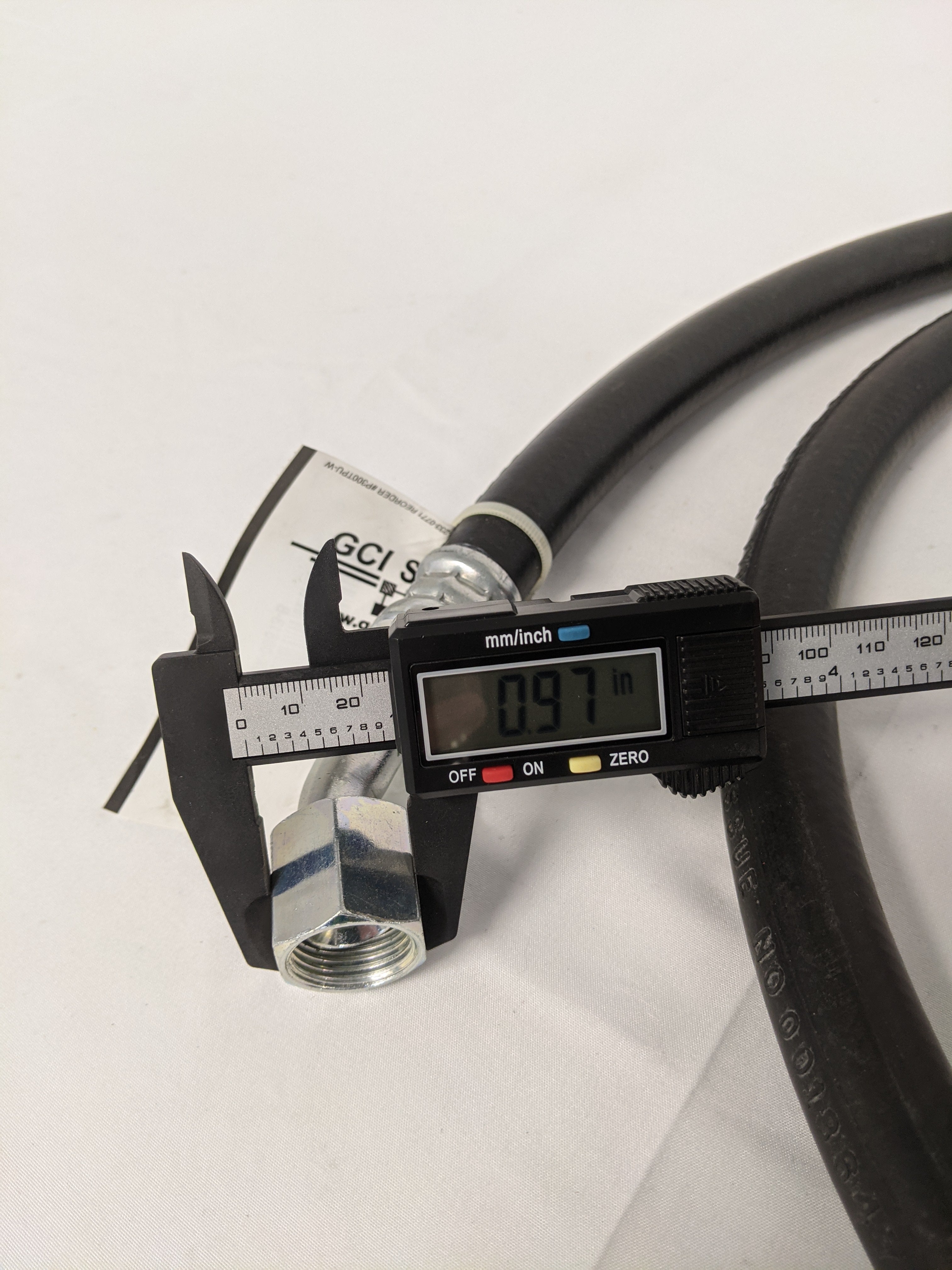 Parker Freightliner Air Hose w/ 2 Swivel Ends--12.5mm 1/2” 350 PSIG - #SS23CG-10 (4333919600726)