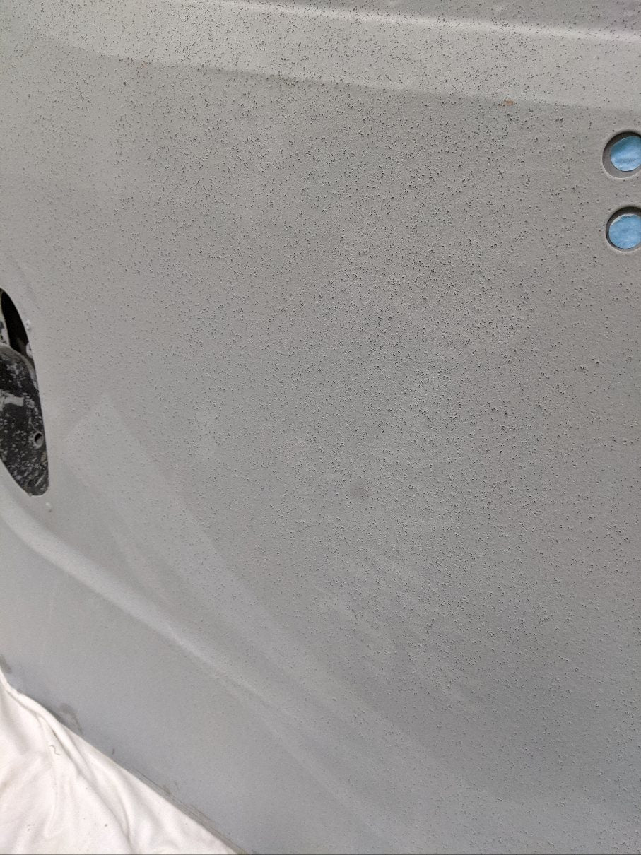 Damaged Freightliner M2 Plus RH (Passenger's Side) Door (Bad Finish/Dented)