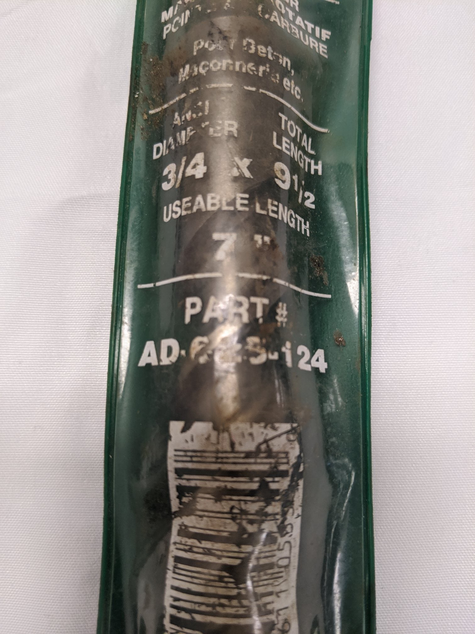 Driltec SDS+ Drill Bit Set (2pc) - AD-625-124 AD-505-111 - New