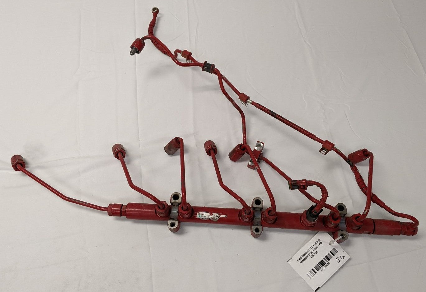 Used Cummins ISX 15 Fuel Rail Accumulator w/ Tubes | P/N 4307194