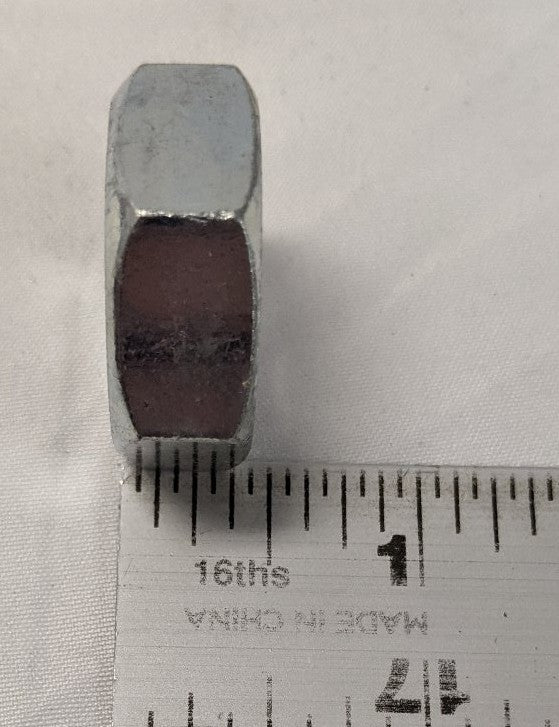 3/4"-16 Grade 5 Jam Nuts - Lot of 50 - Zinc Coated Steel Fine Thread